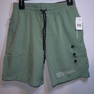 Men's Green Athletic Shorts